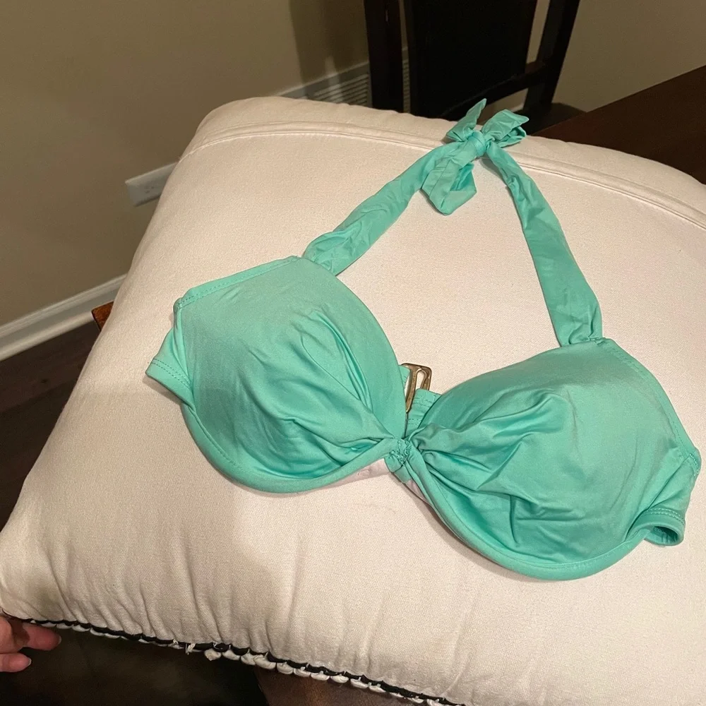 Target Halter Mint Bikini Top
